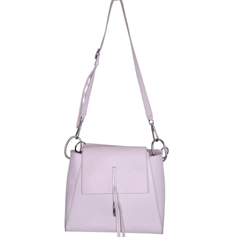 3.1 Lim Philip Lim White Leigh Top Handle Leather Satchel  (White) - Picture 3 of 10